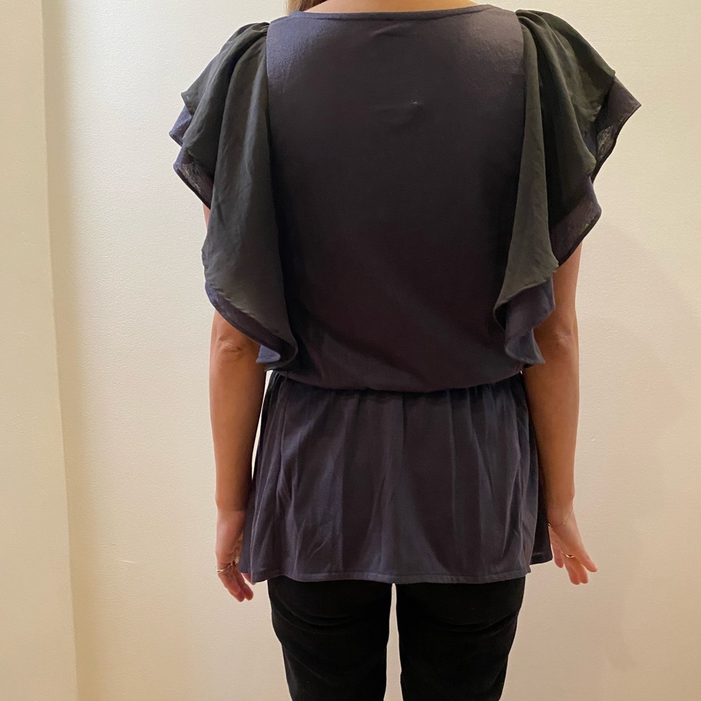 💟Purple Ruffle Top 💟 - Picture 6 of 10